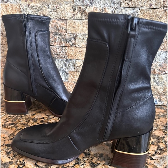 TORY BURCH Zip-Up Stretch Boot - Picture 5 of 11